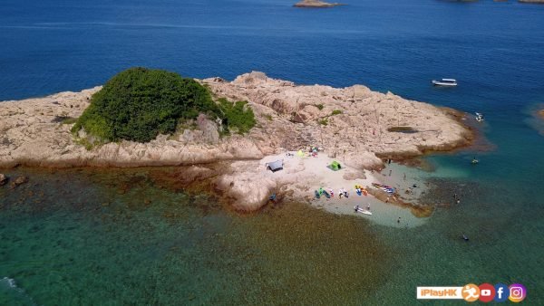 綠蛋島航拍全景